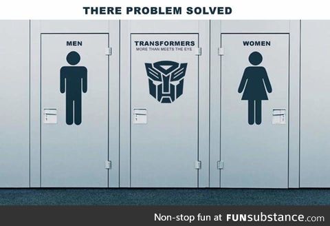 Solution to thre transgender bathroom thing