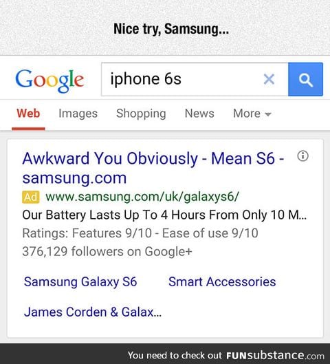 Sneaky Samsung