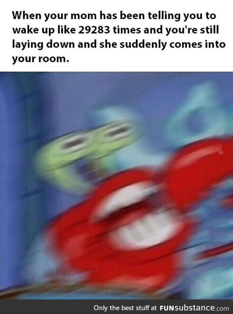 Just let me sleep!