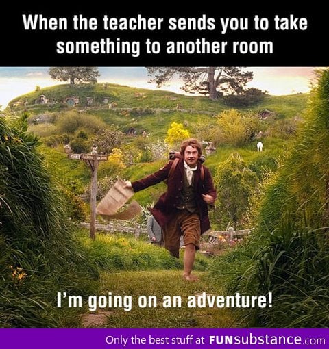 My moment of adventure in school