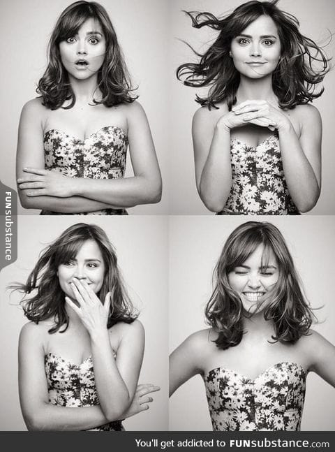 Could Jenna-Louise Coleman be any cuter?