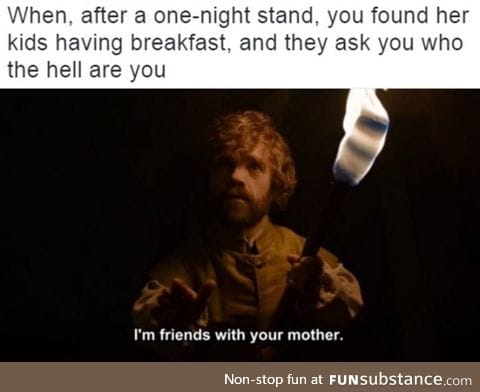 Tyrion always knows the best thing to say