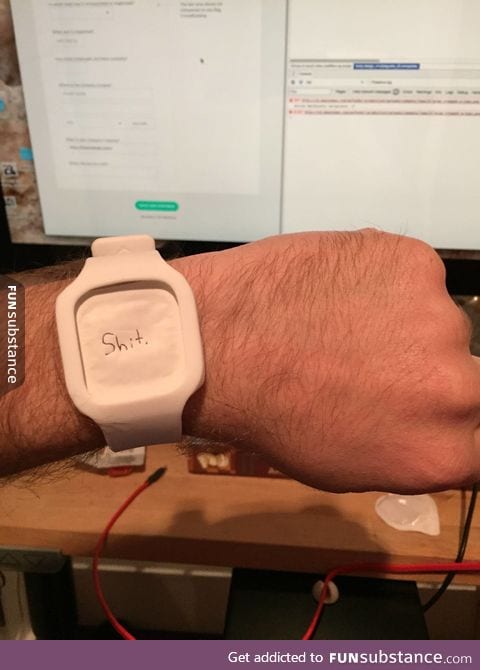 A watch to keep track of deadlines