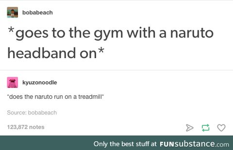 *running like a boss*