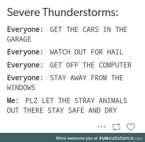 Poor aminals :(