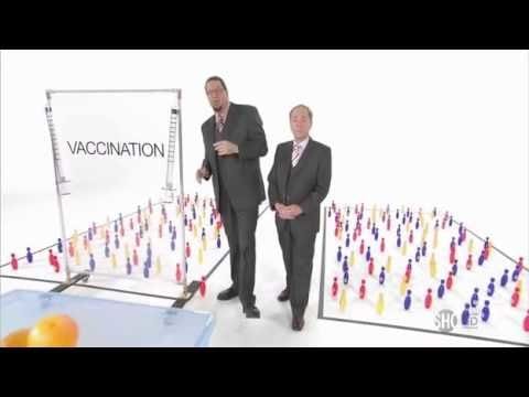 Penn and Teller give a good explanation why you should still get vaccinations