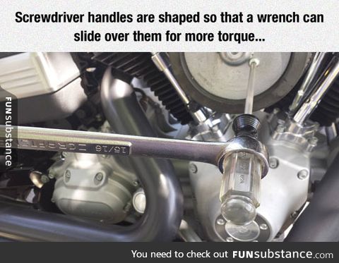 Why screw drivers are shaped the way they are