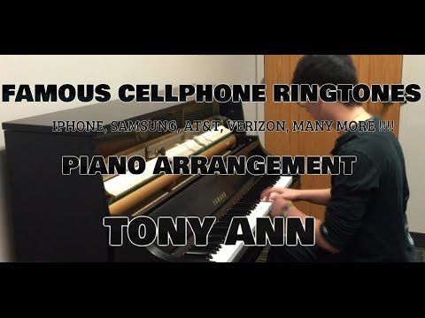 Famous cellphone ringtones played on the piano