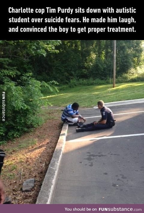 Charlotte officer talks to a potentially suicidal teen with autism