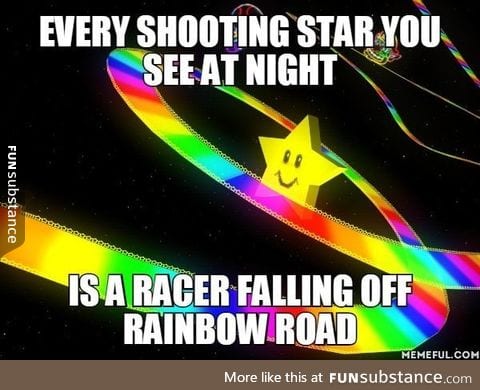 That's how shooting stars are made