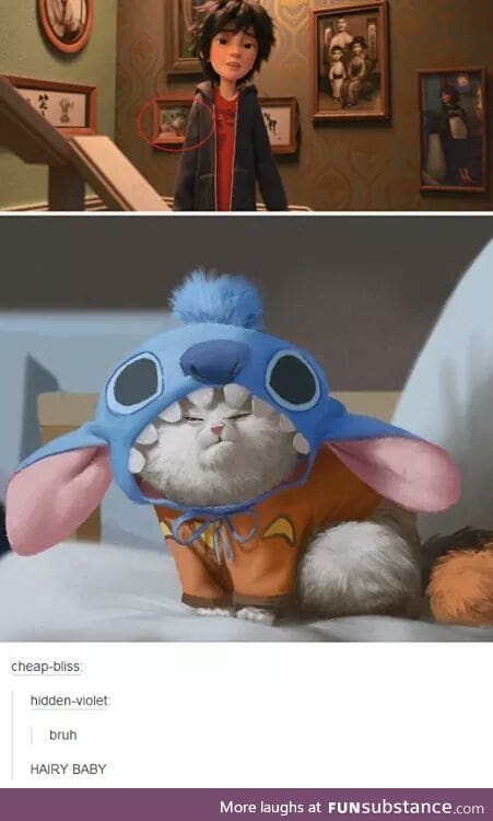 How did I miss this? Stitch is the best.