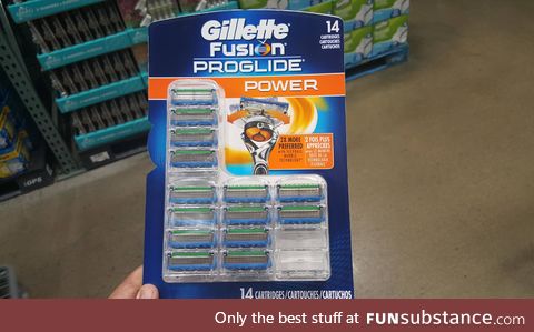 Really Gillette? You couldn't throw in two more?