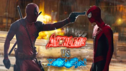 Imagine a movie where the Avengers battle the X-Men