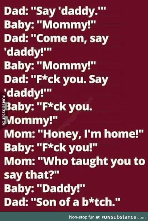 Teaching the baby