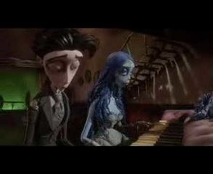 So sweet.. movie Corpse Bride piano duet.