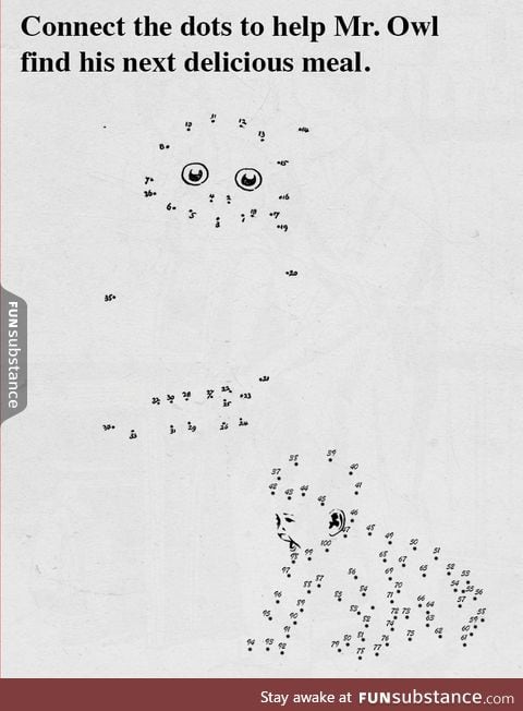 I'm not connecting those dots!