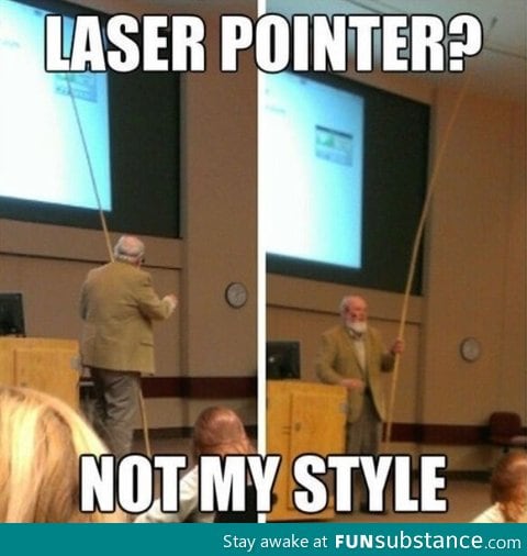 Laser pointer?