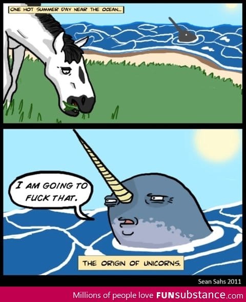 The origin of unicorns