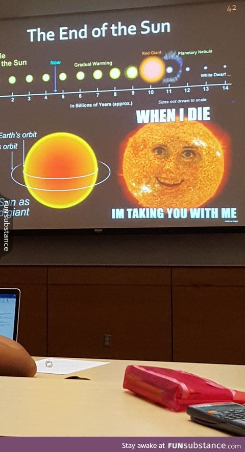 Gotta love a teacher who is fluent with memes