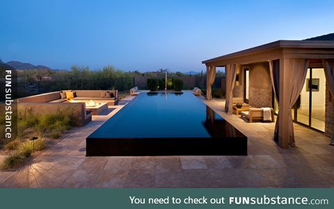 A black pool