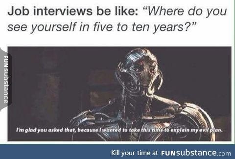 Job interviews...