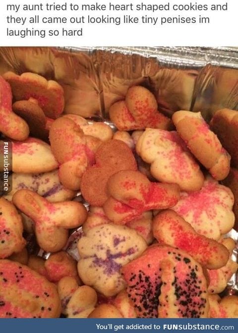 Heart shaped cookies