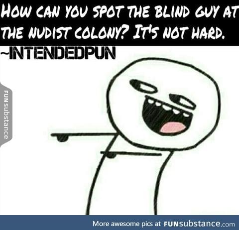 Blind guy