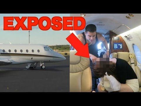 Jet Digger ditches her boyfriend to ride a private jet in this humiliating prank