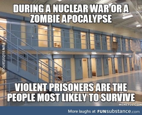 With all the concrete and security systems, a Supermax is probably the best place to be