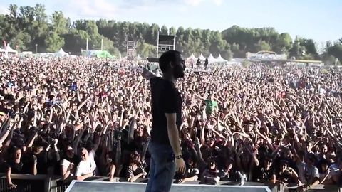 A lighting designer had his 15 minutes of fame at Garorock festival, France