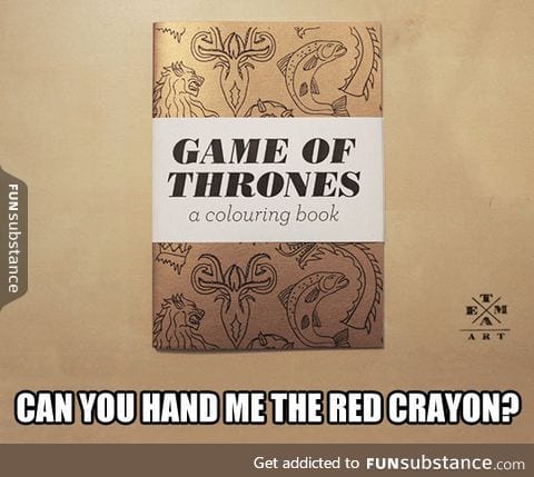 Game of thrones, the coloring book