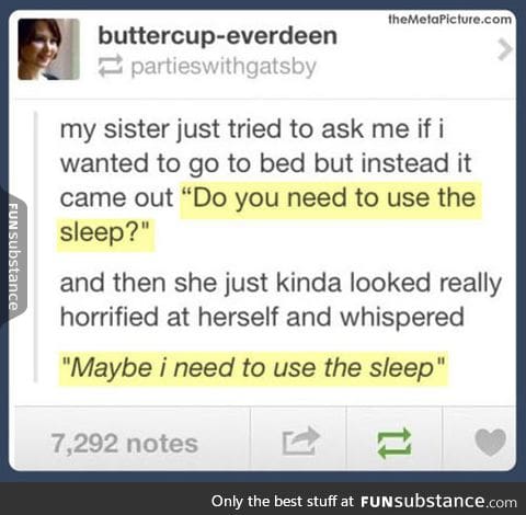 Need to use the sleep?