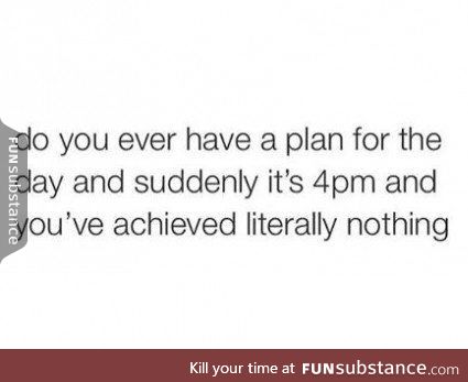 You know it's a Sunday when this happens