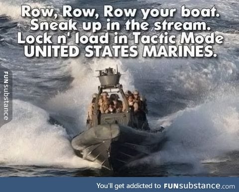 What the US Marines sing