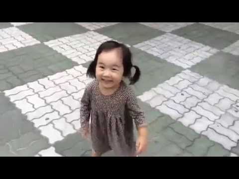 Little Girl Can't Stay Mad With Squeaky Shoes On