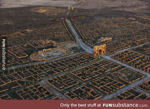 Ruins of a Roman colony in Algeria