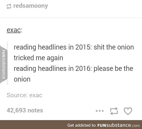 2016 is like some cruel joke
