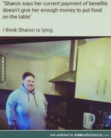 Sharon is lying