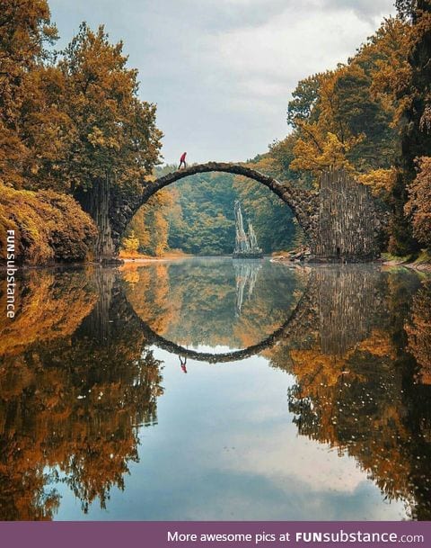 Kromlau bridge, germany