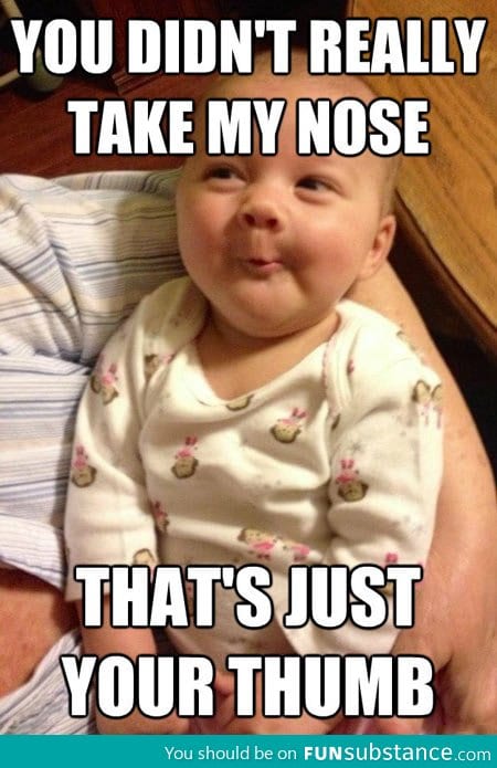 Baby knows