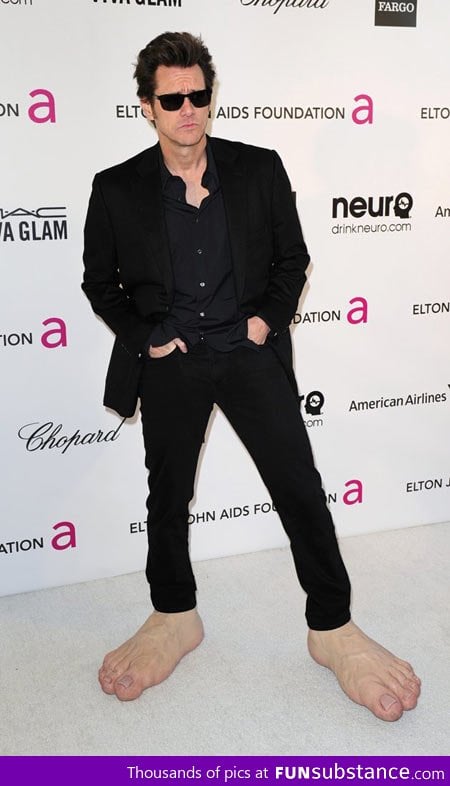 Jim Carrey being Jim Carrey