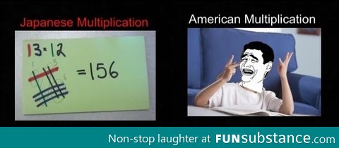 Japanese and American Multiplication