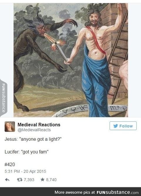 Satan is always helpful