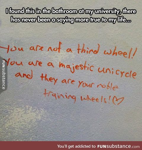 Being a third wheel