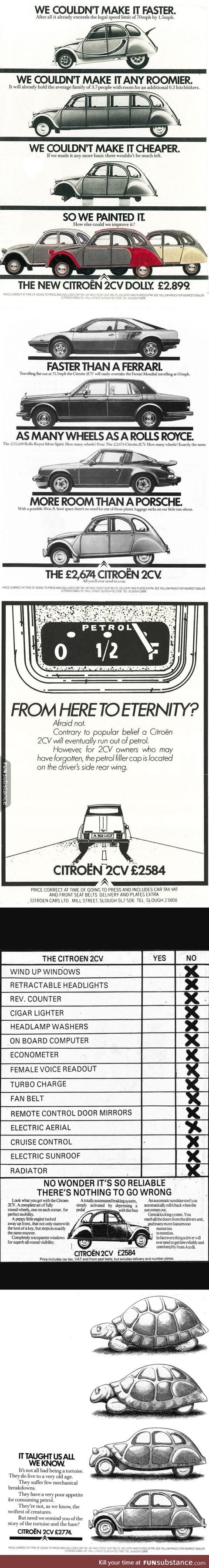 Citroën 2CV adverts
