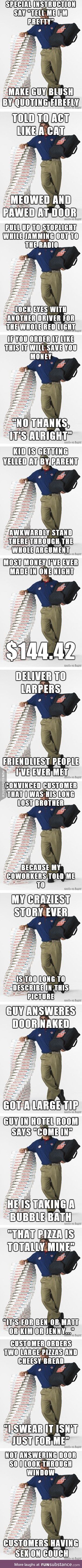 Tales of a dominos delivery driver