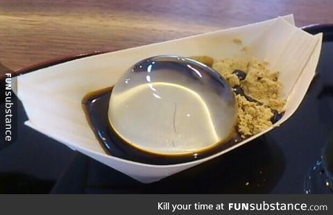 Anyone else want to poke it? (Water cake)