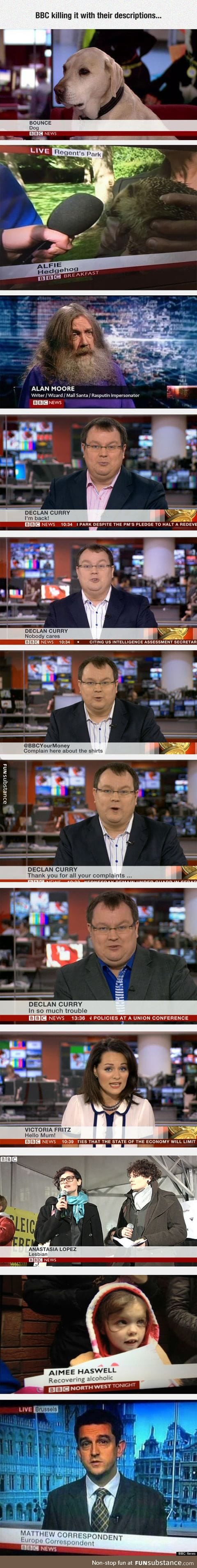 The person in charge of captions at BBC deserves a raise