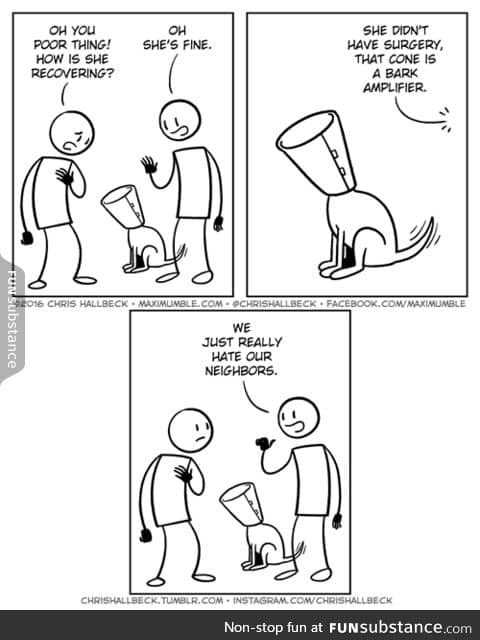 What to do if you hate your neighbors