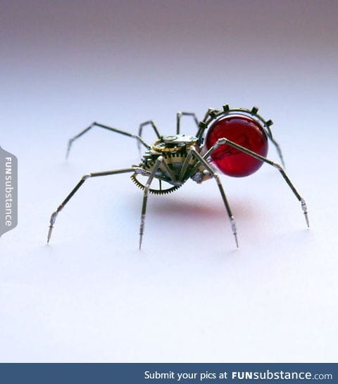 Steampunk arachnid